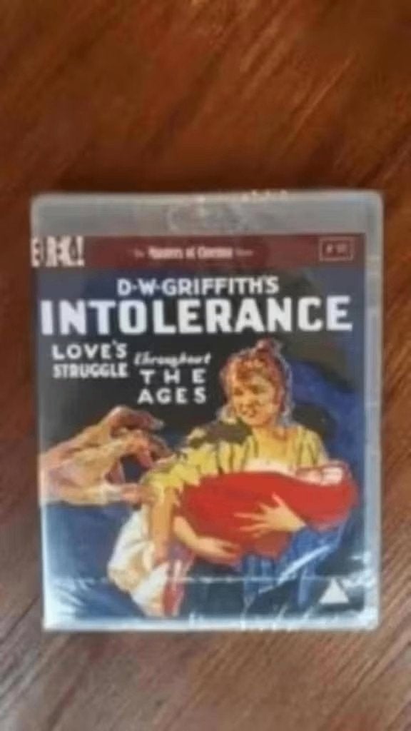 Intolerance (1916) - film van D.W. Griffith - dual format, Alle leeftijden, Ophalen of Verzenden, Zo goed als nieuw