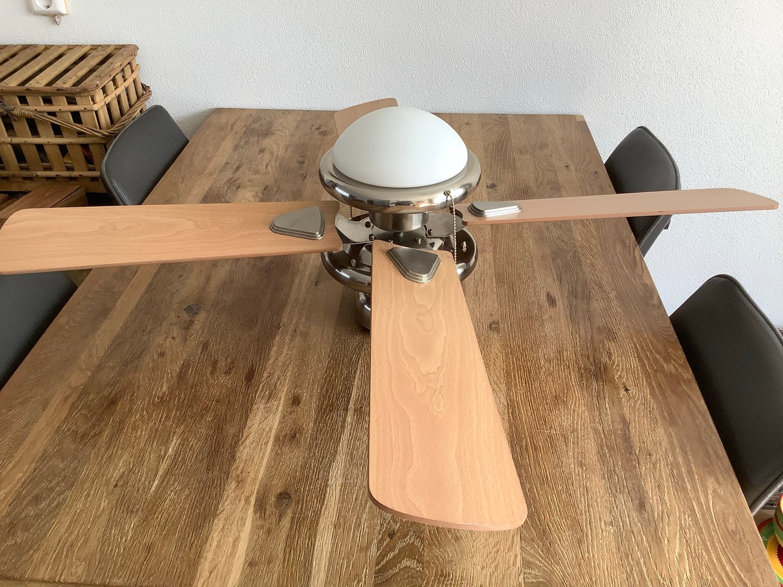 Weihe Plafondventilator Rosario G42DG1CD4AOsnD1 95W, Ophalen of Verzenden, Gebruikt, Plafondventilator