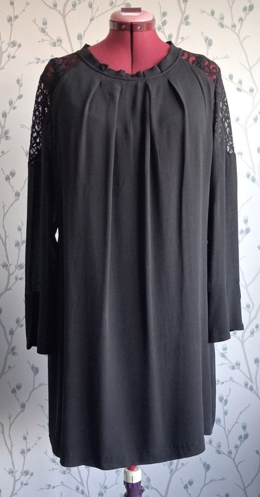 EXPRESSO Zwart A-Lijn Model Jurkje/Tuniek maat 46, Expresso, Zwart, Maat 46/48 (XL) of groter, Ophalen of Verzenden