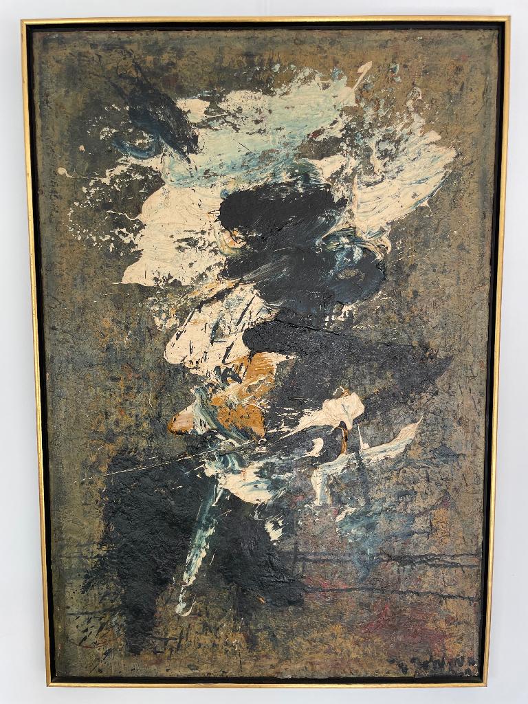 Origineel werk Kees van Bohemen (1928-1985) Olieverf op doek, Antiek en Kunst, Kunst | Schilderijen | Modern, Ophalen of Verzenden