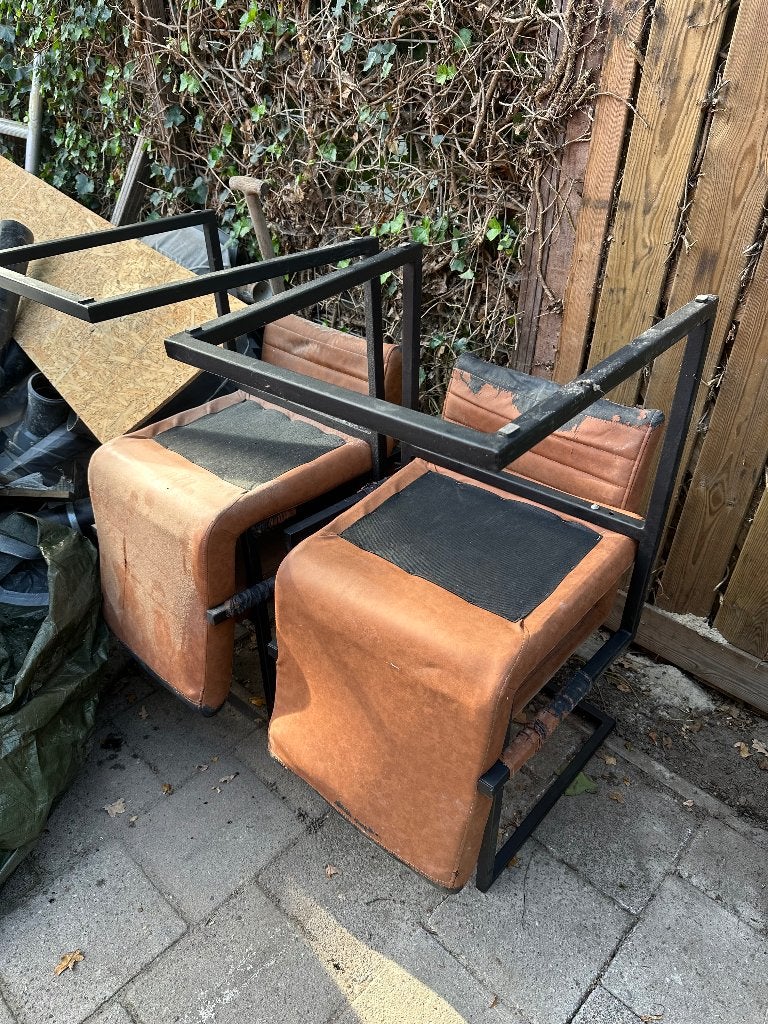 Oud ijzer (stoelen), Ophalen, Gebruikt, IJzer
