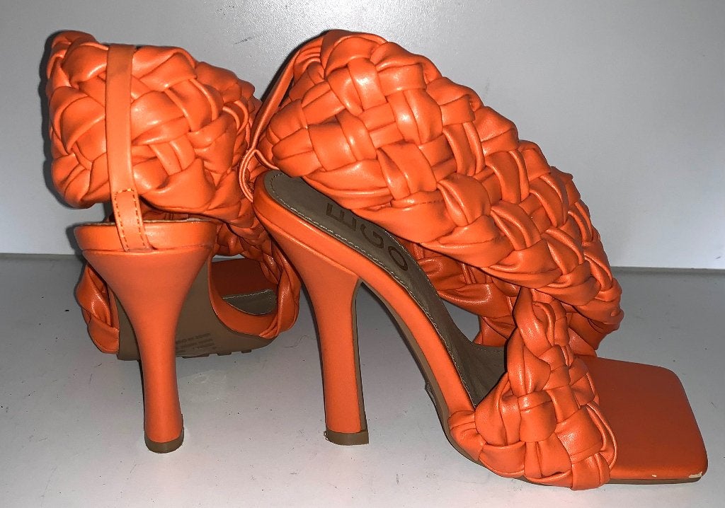oranje Sexy hakken maat 37 izgst, Oranje, Zo goed als nieuw, Sandalen of Muiltjes, Ophalen of Verzenden