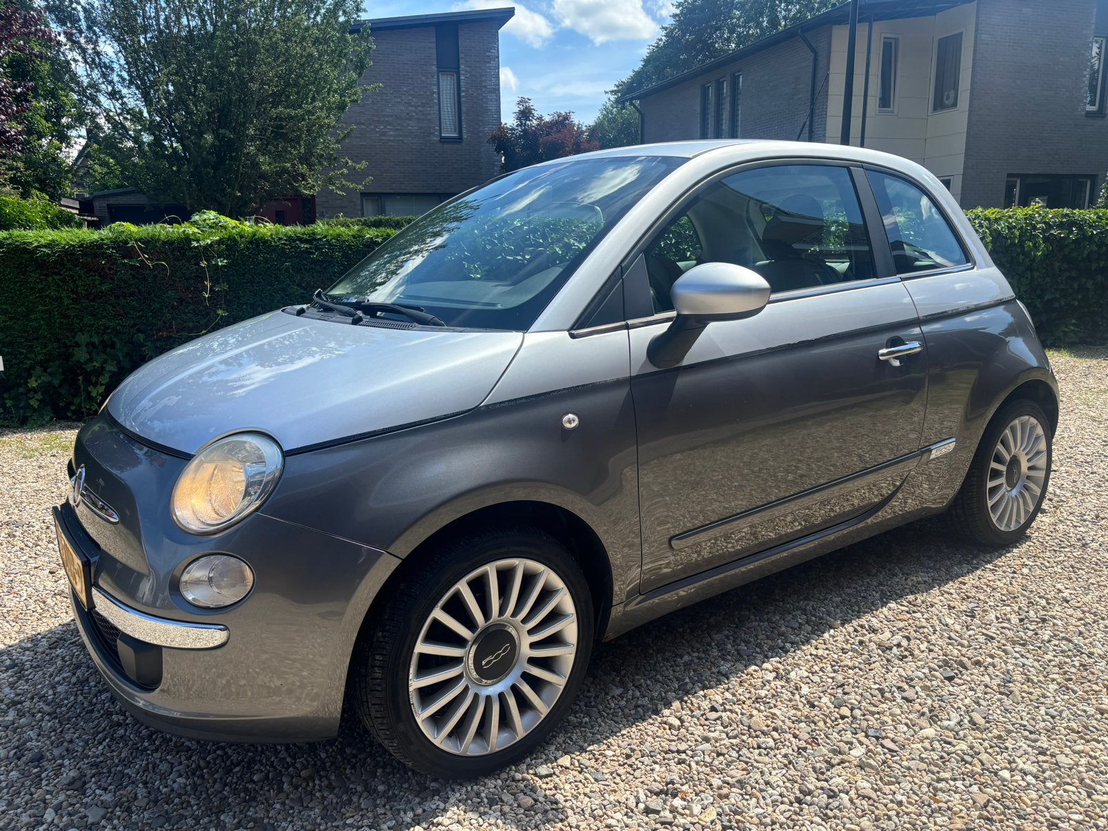 Fiat 500 Bicolore 1.2 69pk 2012 | NIEUWE APK | AIRCO |, Auto's, Fiat, 1242 cc, 4 cilinders, 840 kg, Origineel Nederlands