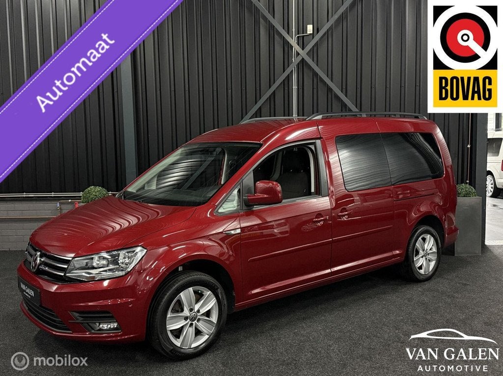 Volkswagen Caddy Maxi 1.4 TSI DSG-Automaat Highline Camera, Auto's, 125 pk, Gebruikt, Automatische klimaatregeling, 4 cilinders