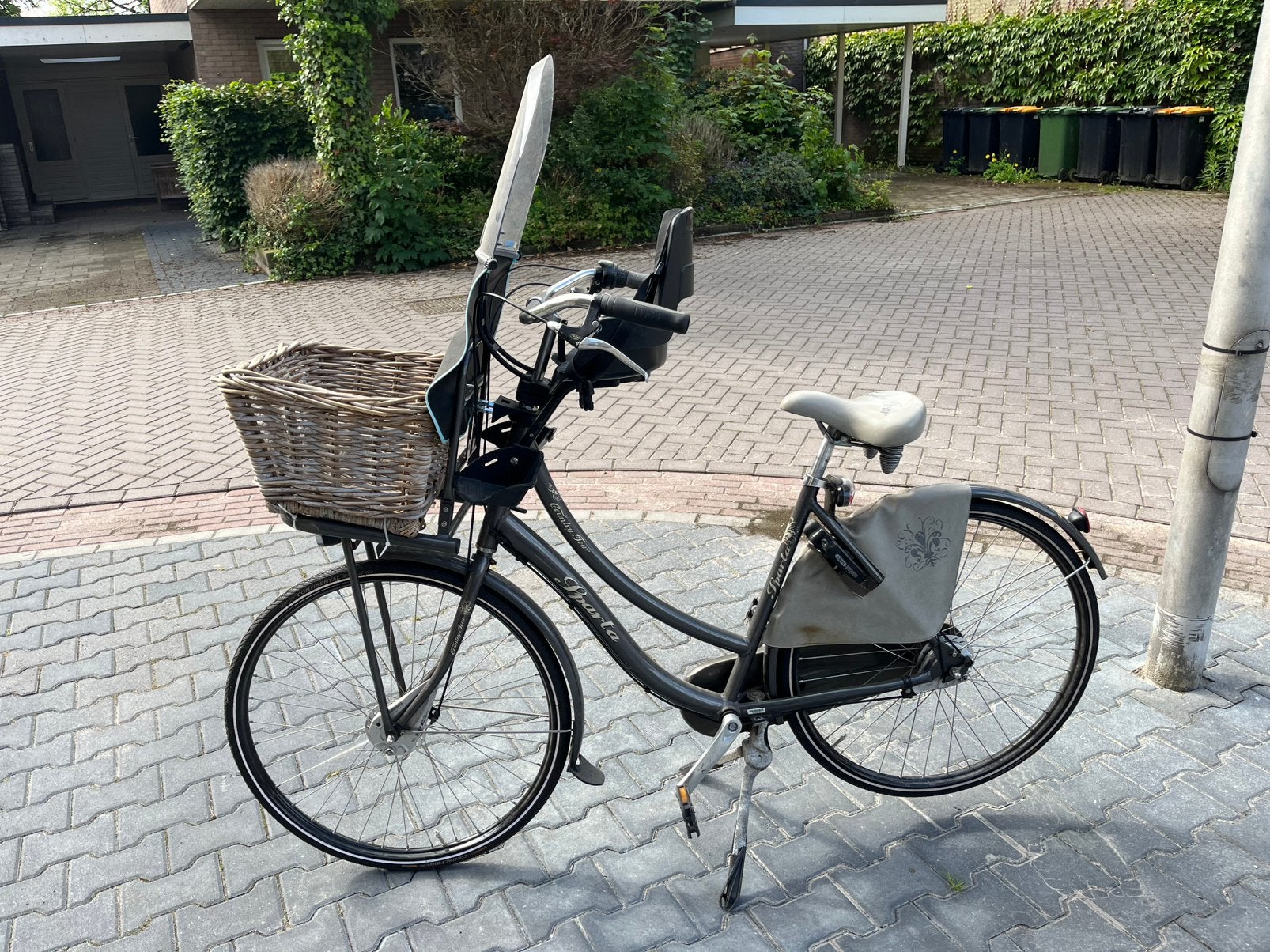 Sparta Country Tour damesfiets met kinderzitje, Ophalen, Sparta, Windscherm, Zo goed als nieuw