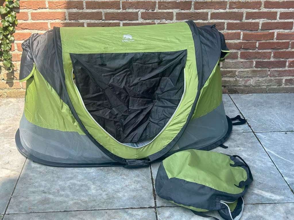 Deryan popup tent 🔺 Travel-Cot Peuter 🔺 zo goed als nieuw, Kinderen en Baby's, Babywiegjes en Ledikanten, Ophalen of Verzenden