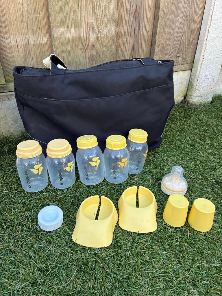 Medela Borstkolf Set (Swing Maxi, koeltas en kolftas), Ophalen of Verzenden, Gebruikt, Borstkolf