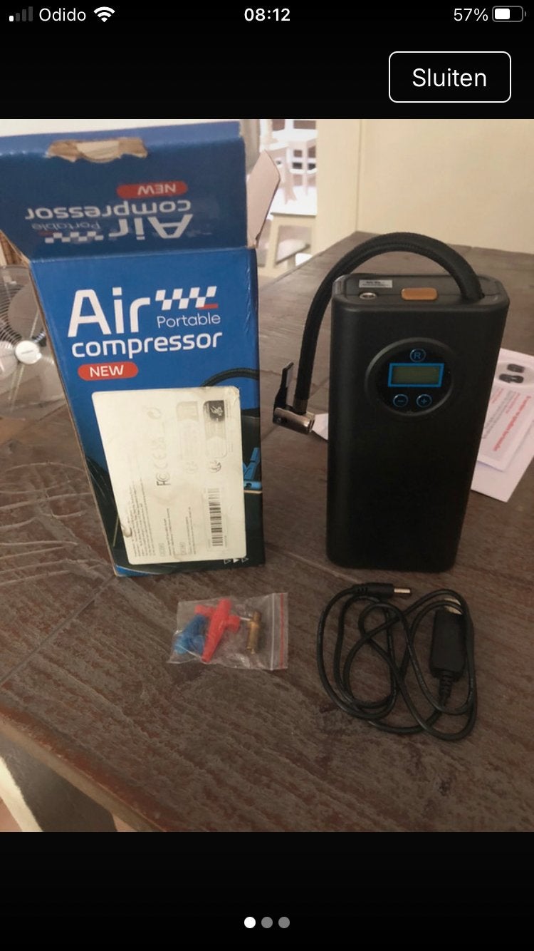 Air portabler compressor, Auto-onderdelen, Ophalen of Verzenden, Nieuw