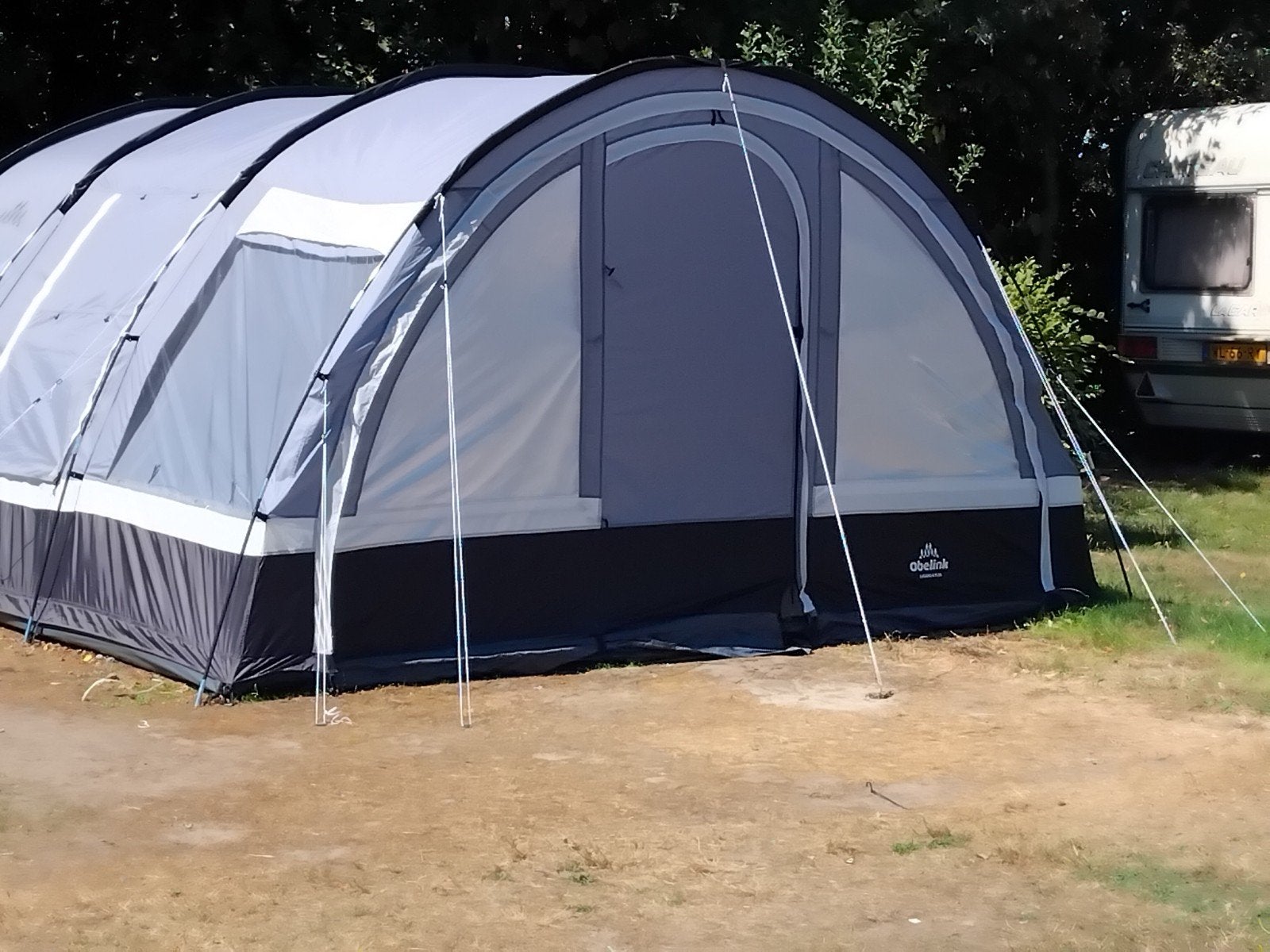 super mooi tunnel  tent  6 personen, Ophalen, Zo goed als nieuw