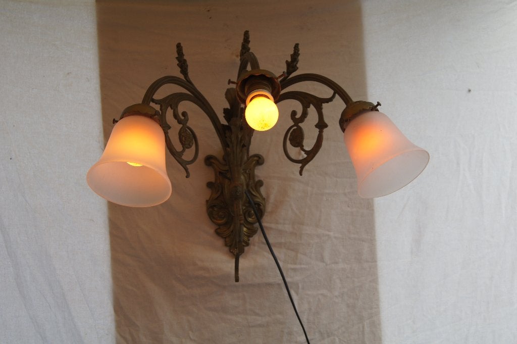 Wandlamp ( Brons, Ophalen of Verzenden
