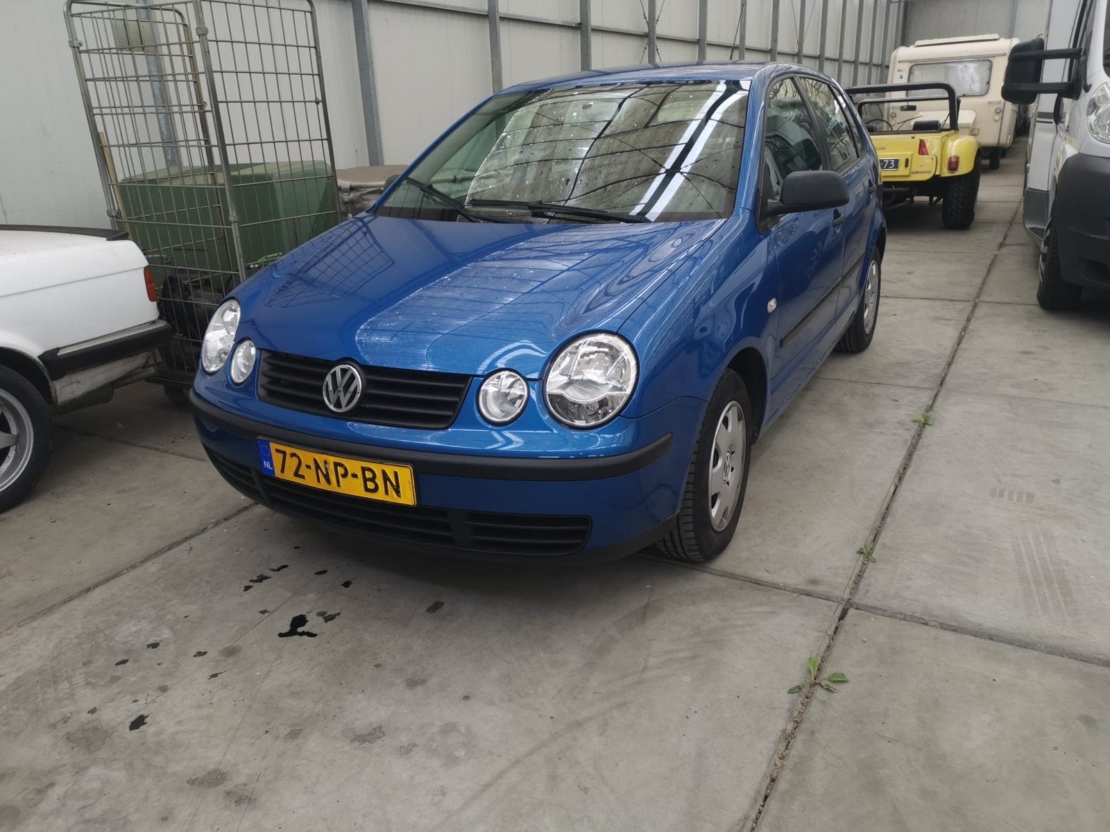 Volkswagen Polo 1.4 55KW 2004 Blauw, Ophalen, Volkswagen