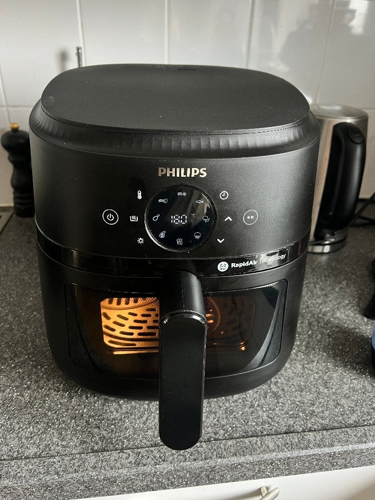 Philips Airfryer XXL met Rapid Air Technologie, Ophalen, Zo goed als nieuw, Airfryer XL, 1500 gram of meer
