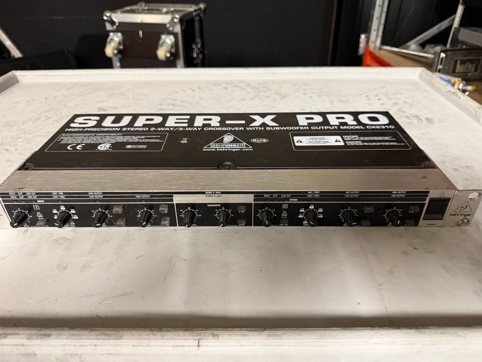 Behringer SUPER-X PRO CX2310 Crossover, Ophalen, Zo goed als nieuw, Minder dan 5 kanalen