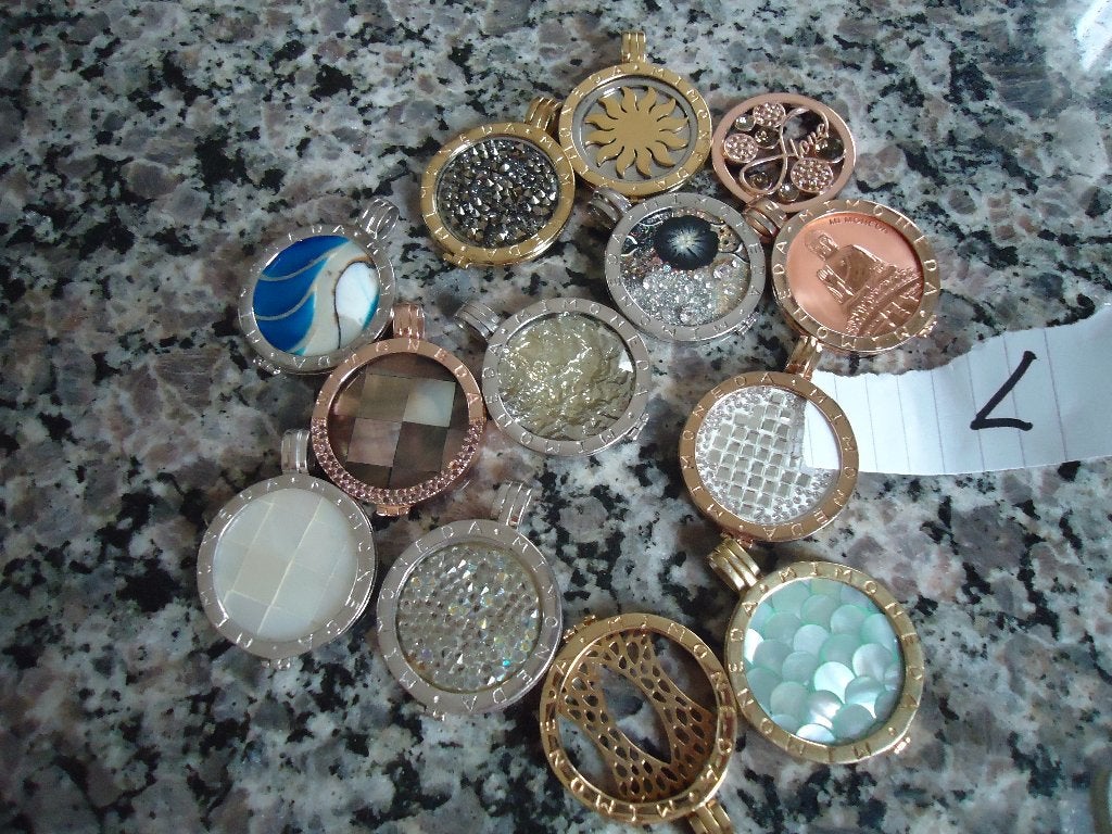mimoneda hangers met munt maat L verschillende kleuren, Ophalen of Verzenden, Zo goed als nieuw, Overige kleuren, Zilver