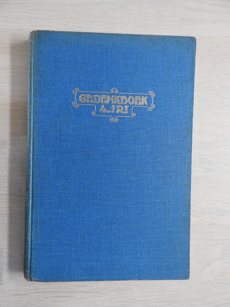 Gedenkboek 4-1 RI - Mei 1947-Feb' 1950 - D-Divisie Palmboom, Boeken, Oorlog en Militair, Ophalen of Verzenden, Tweede Wereldoorlog