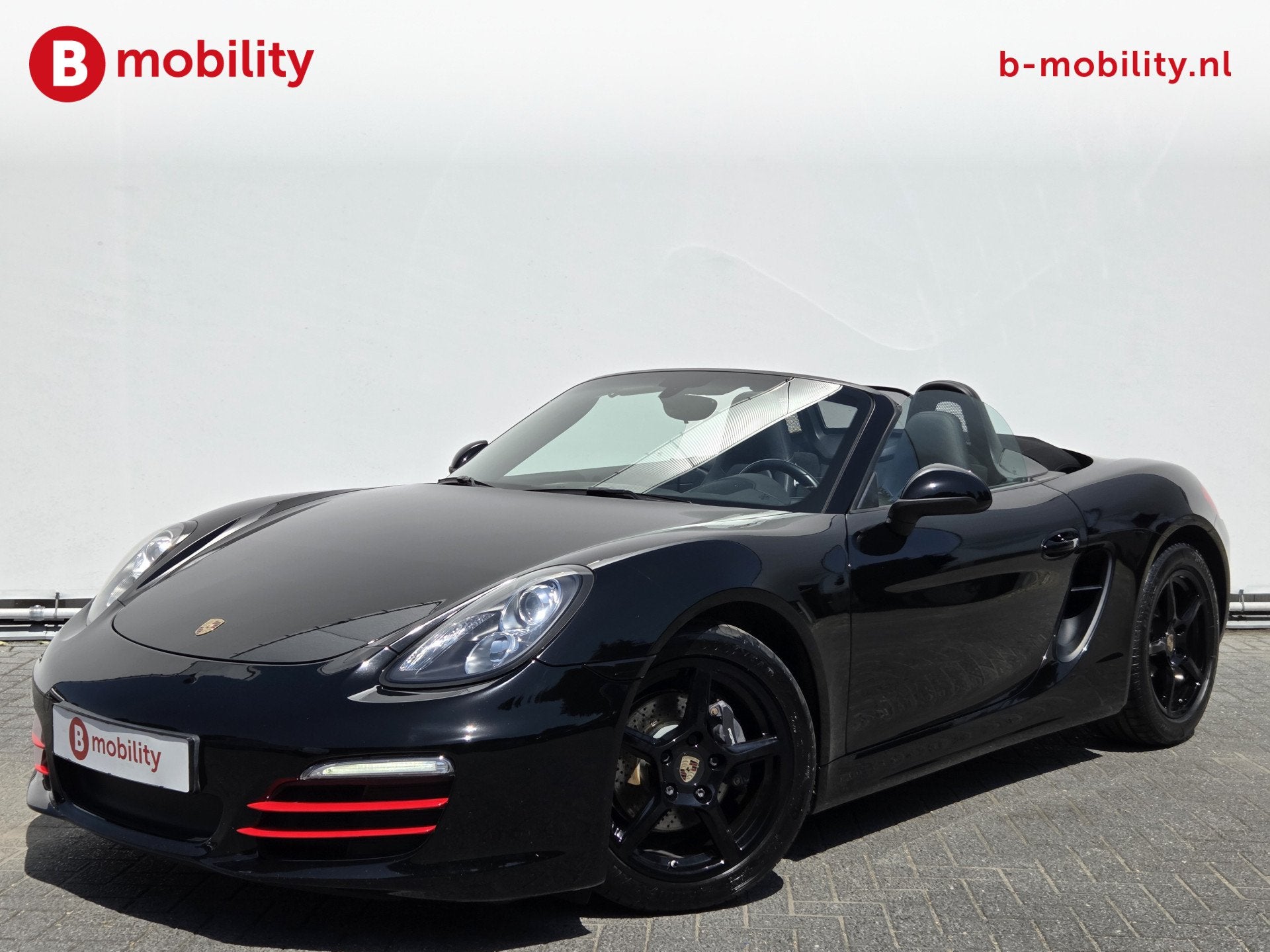 Porsche Boxster 981 2.7 6-Cilinder Leer Stoelverwaming/Venti, Auto's, Euro 5, Achterwielaandrijving, Gebruikt, Zwart