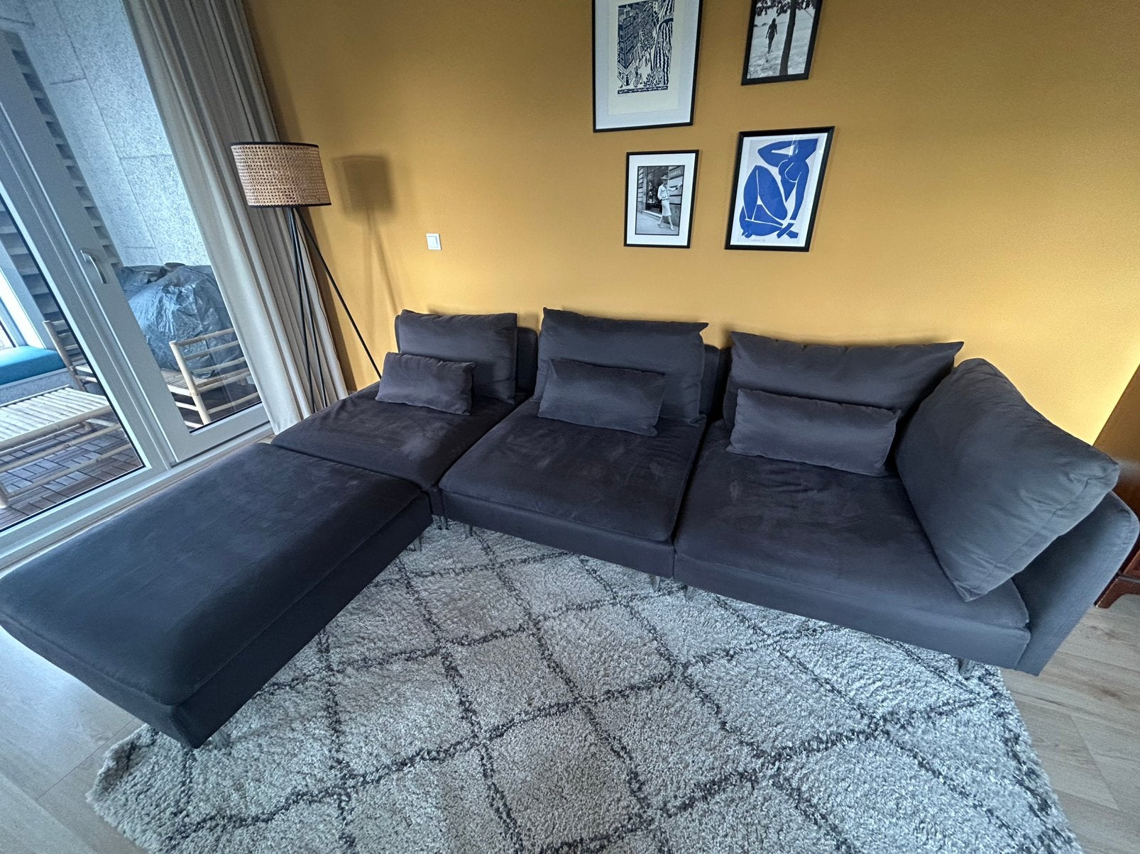 Söderhamn bank IKEA (excl. voetenbank), Huis en Inrichting, Ophalen, Zo goed als nieuw