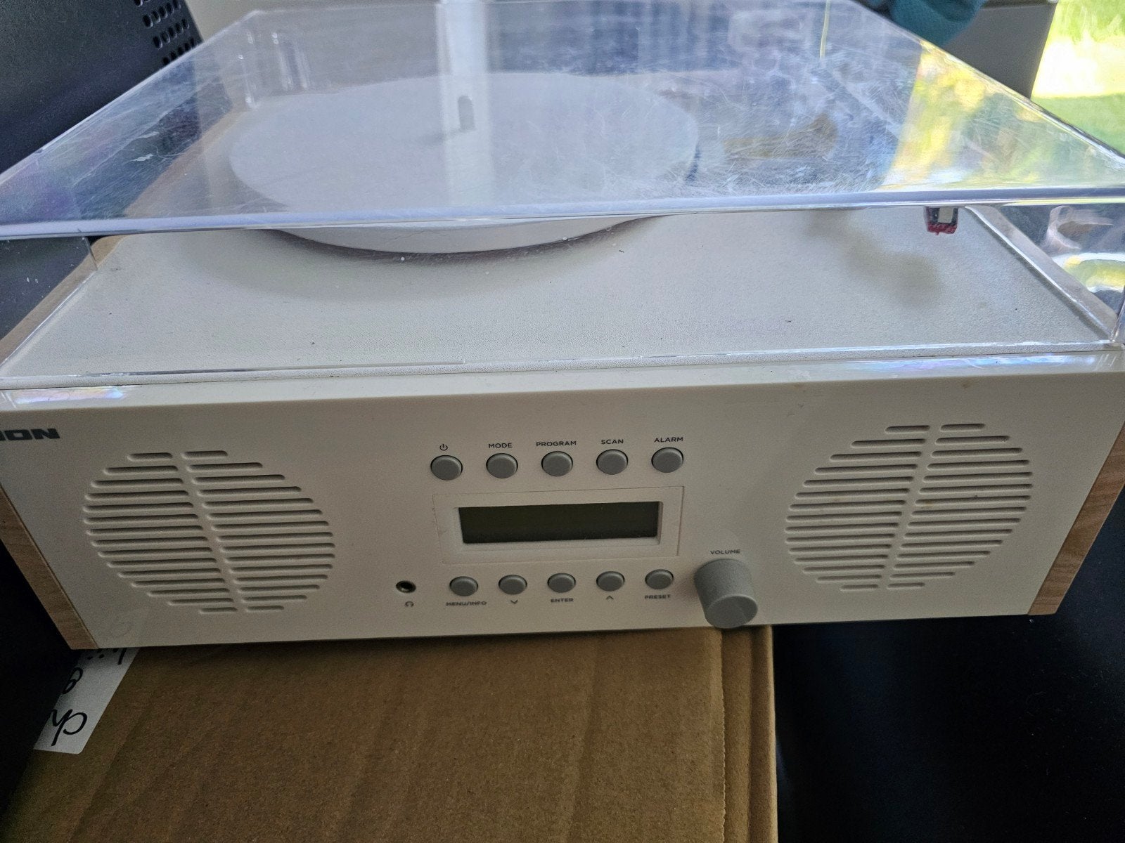 ION Digital LP Platenspeler met USB en Radio, Gebruikt, USB-aansluiting, Platenspeler, Ophalen