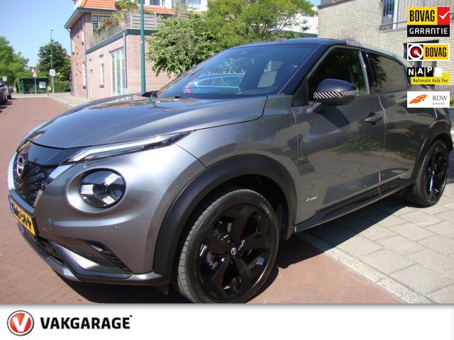Nissan Juke 1.6 Hybrid Tekna Garantie mogelijlk tot 2033., 1300 kg, Gebruikt, 4 cilinders, Leder