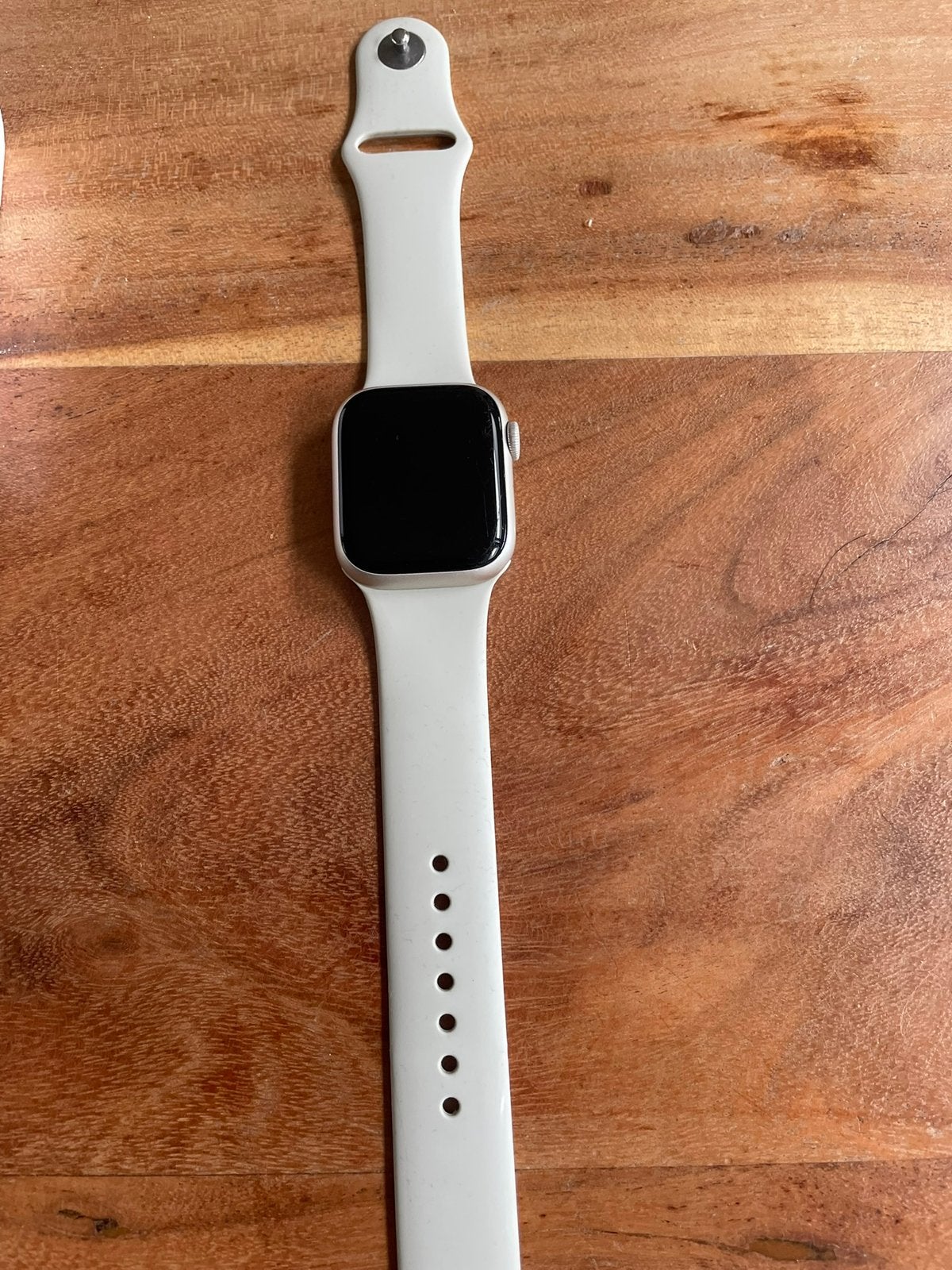 Apple watch 7, Sieraden, Tassen en Uiterlijk, Smartwatches, Gebruikt, Wit, IOS, Ophalen of Verzenden
