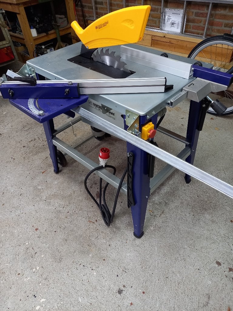Zaagtafel 400v nieuw., Cirkelzaag, 70 mm of meer, Nieuw, 1200 watt of meer