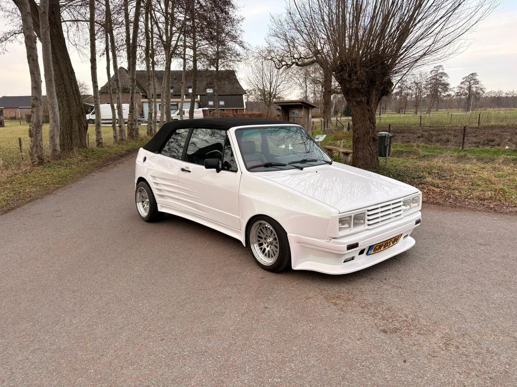 Volkswagen Golf 1.8 Cabriolet K6 1984 Wit, Auto's, Voorwielaandrijving, 938 kg, Cabriolet, Wit