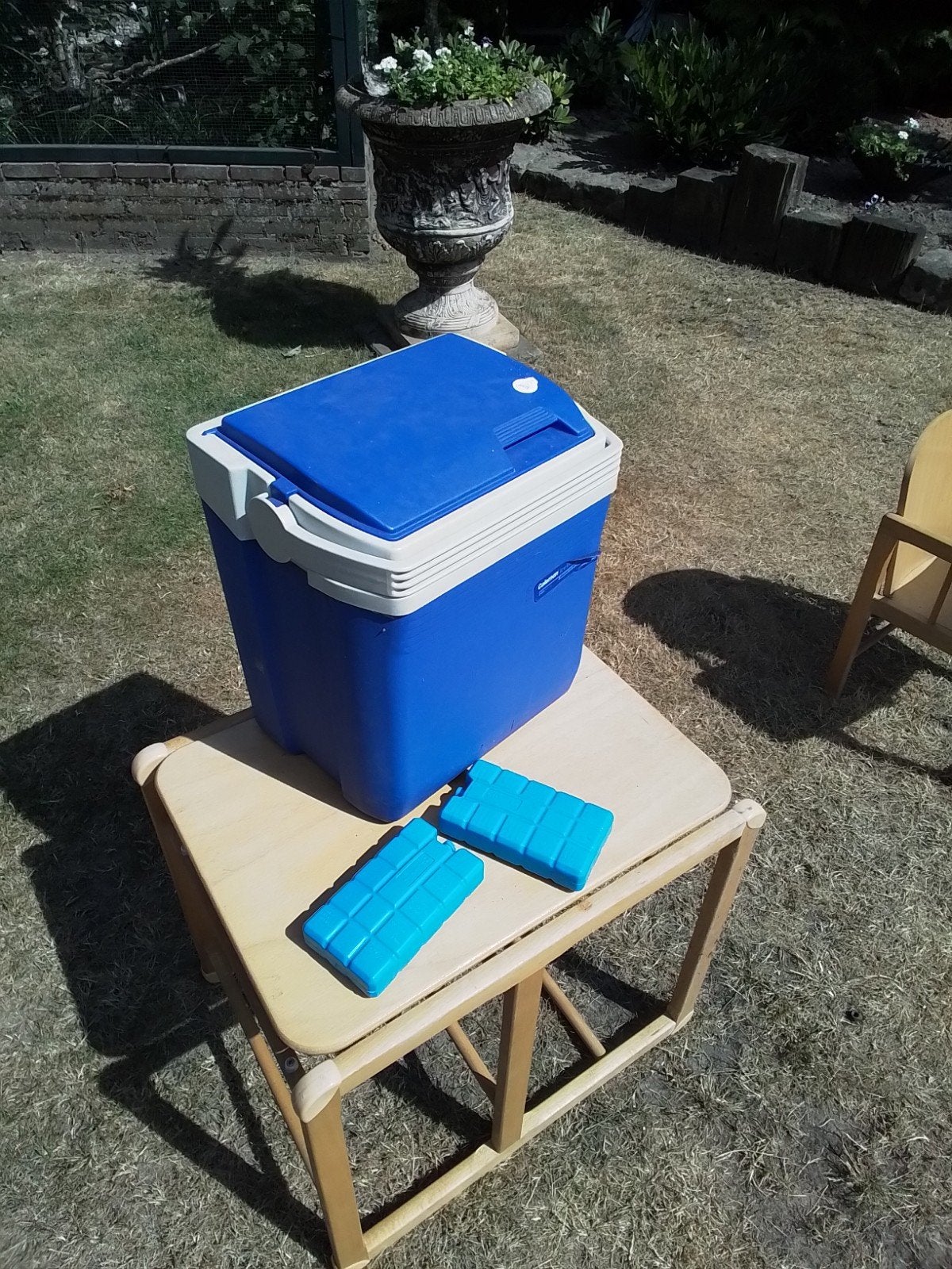 15529) koelbox 20 liter  Coleman met 2 koel elementen, Caravans en Kamperen, Ophalen of Verzenden, Zo goed als nieuw, Koelelement