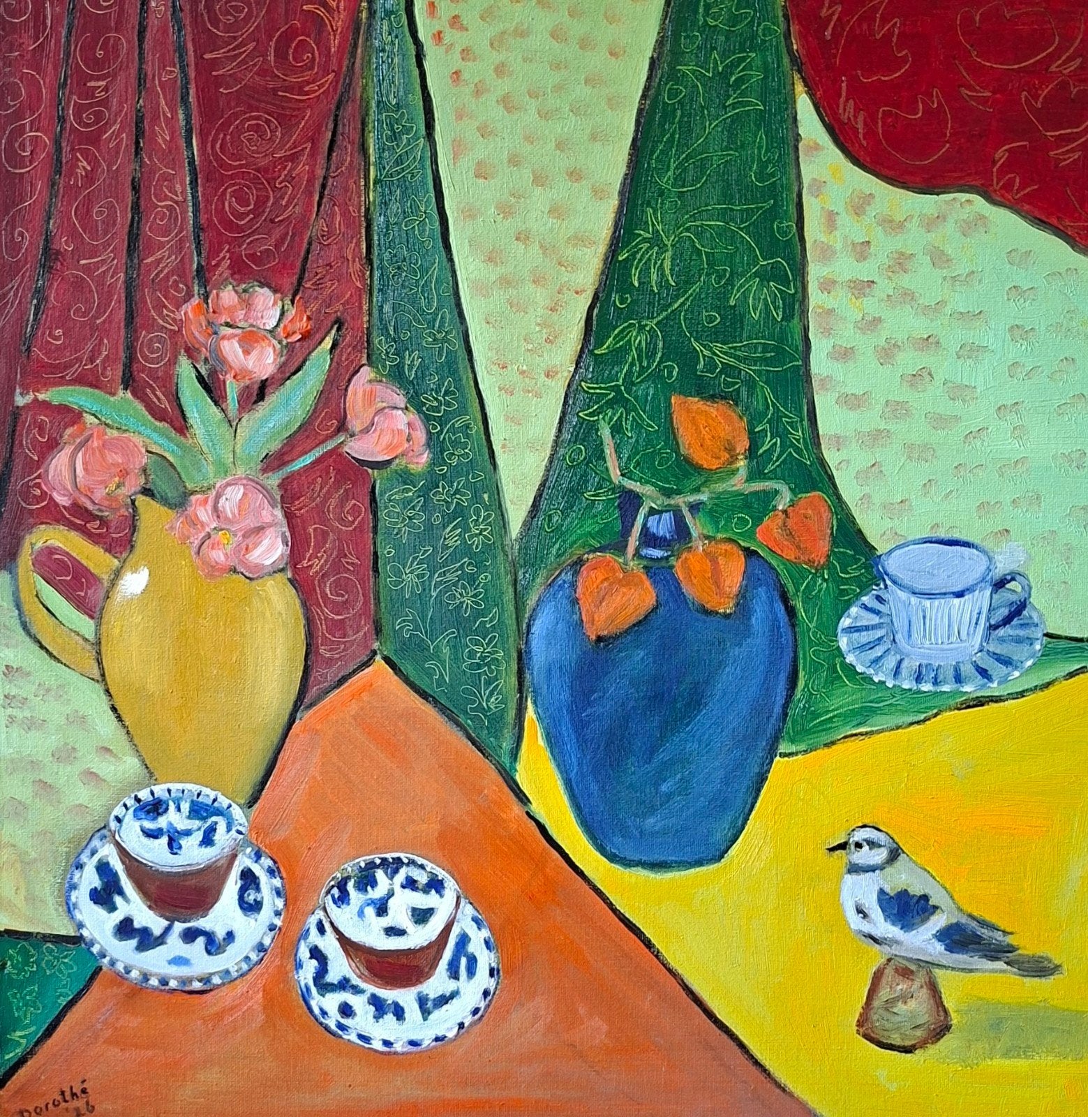 Olieverfschilderij, Ophalen