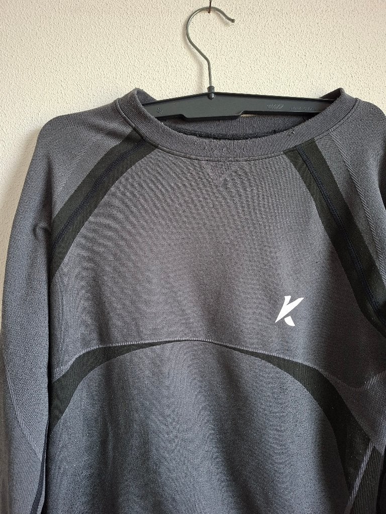 Kayton Thermoshirt Zwart/Grijs Maat XL, Zwart, Maat 56/58 (XL), Ophalen of Verzenden, Zo goed als nieuw