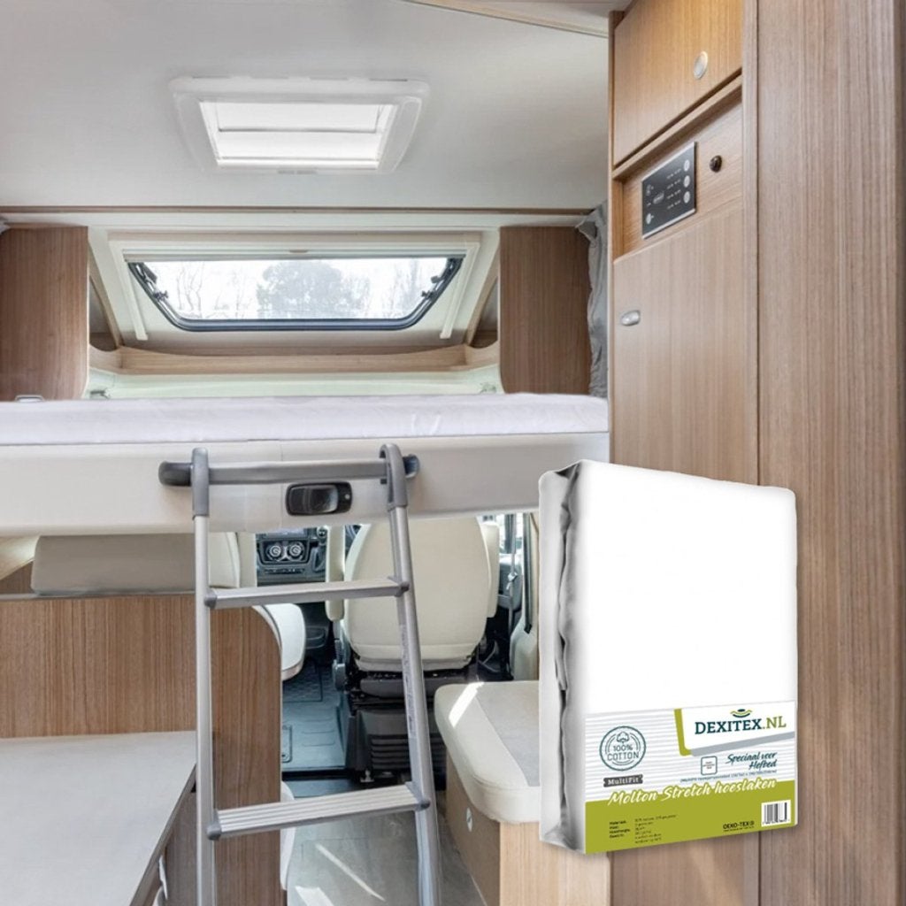 Hefbed molton matrasbeschermer, Caravans en Kamperen, Niet ingevuld, Niet ingevuld, Niet ingevuld
