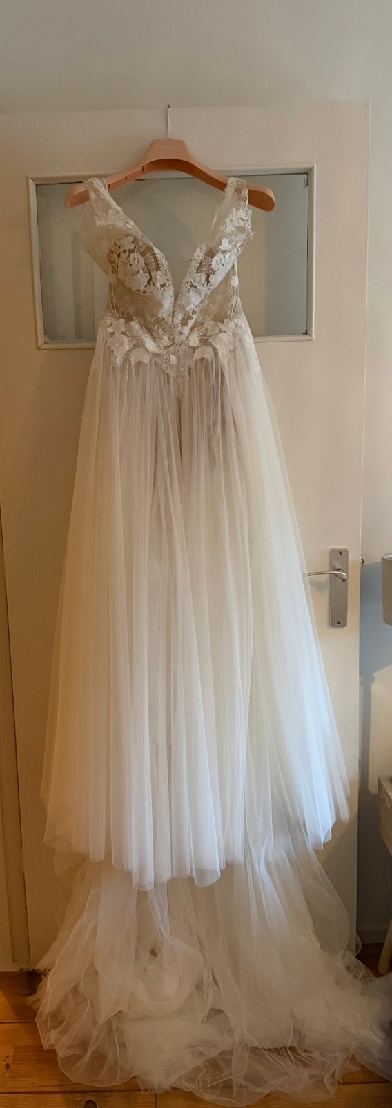 Pronovias Trouwjurk, Ophalen, Nieuw, Wit, Trouwjurk
