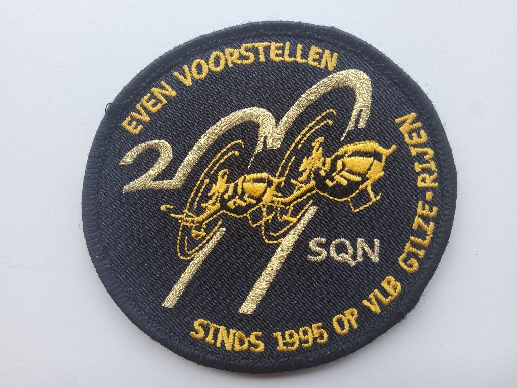 KLu RNLAF 299 SQUADRON - Bo-105 Patch, Verzamelen, Verzenden, Zo goed als nieuw, Patch, Badge of Embleem