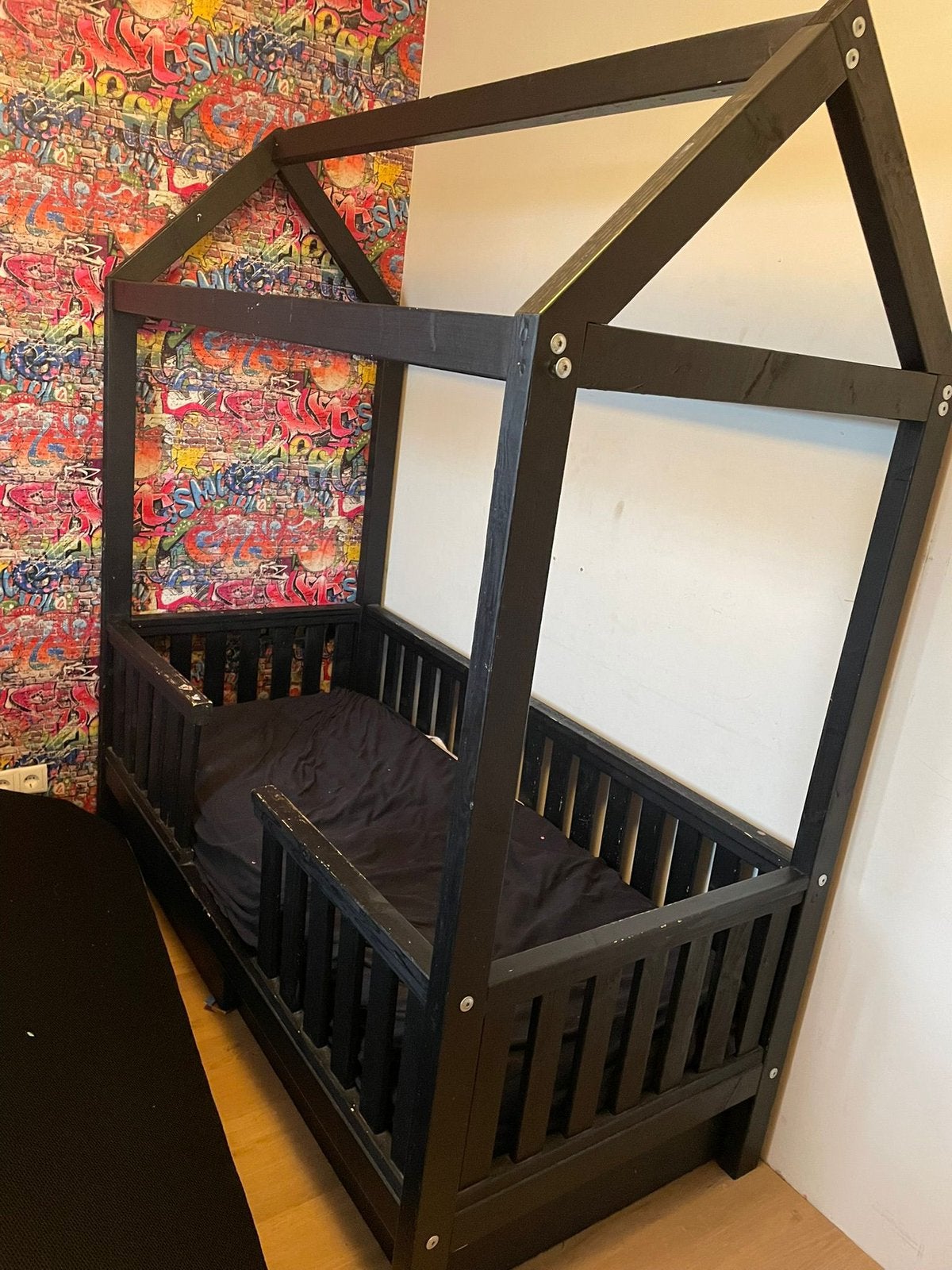 Bed huisje, 85 tot 100 cm, Ophalen of Verzenden, Zo goed als nieuw, Matras