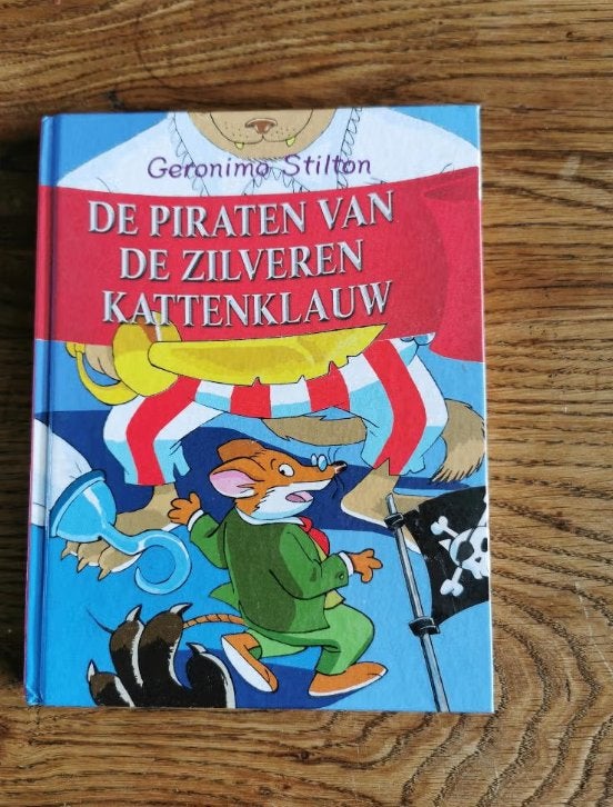 De Piraten van de Zilveren Kattenklauw, Geronimo Stilton., Fictie algemeen, Geronimo Stilton, Ophalen of Verzenden, Zo goed als nieuw