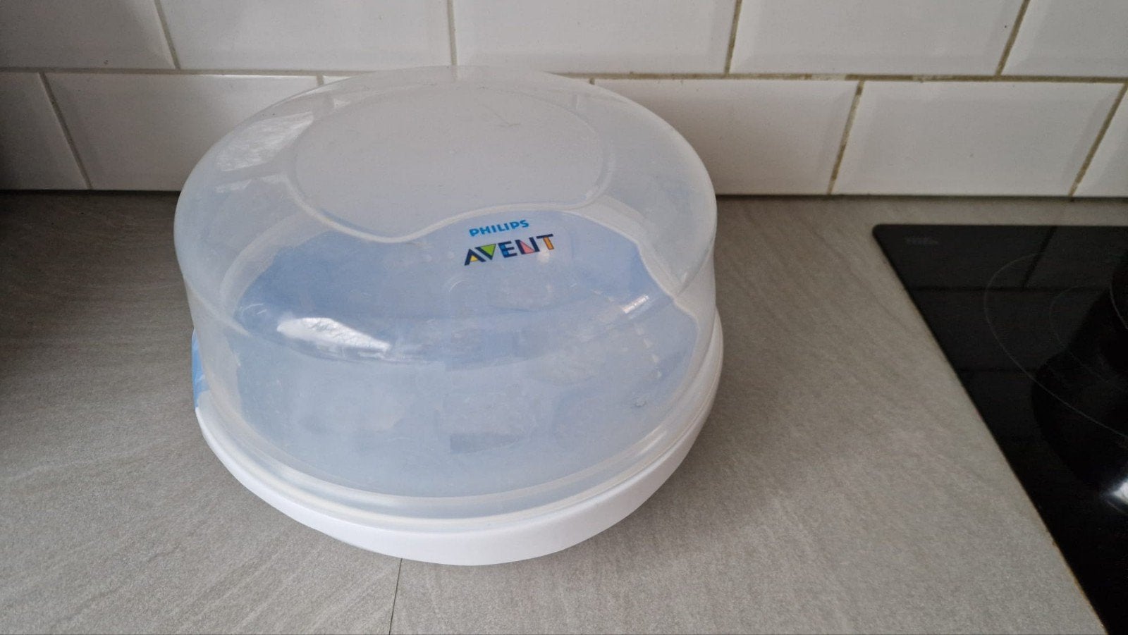 Flessen sterilisator, merk: philips avent, voor magnetron., Kinderen en Baby's, Ophalen of Verzenden, Gebruikt, Sterilisator, Philips Avent