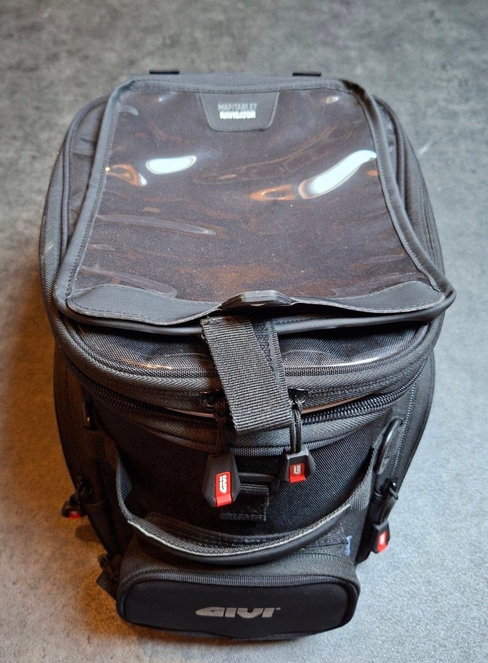 Givi Xstream Tanktas 15 ltr ZGAN + tankring CRF1000/CRF1100, Ophalen of Verzenden, Zo goed als nieuw