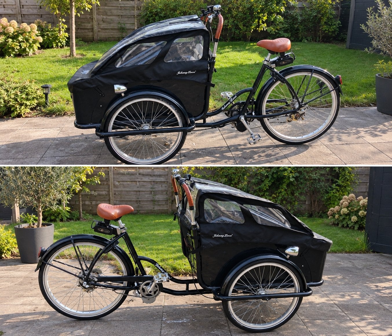 Elektrische Johnny Loco Bakfiets - NIEUWE accu!, Fietsen en Brommers, Ophalen, Gebruikt, Elektrisch, 2 kinderen