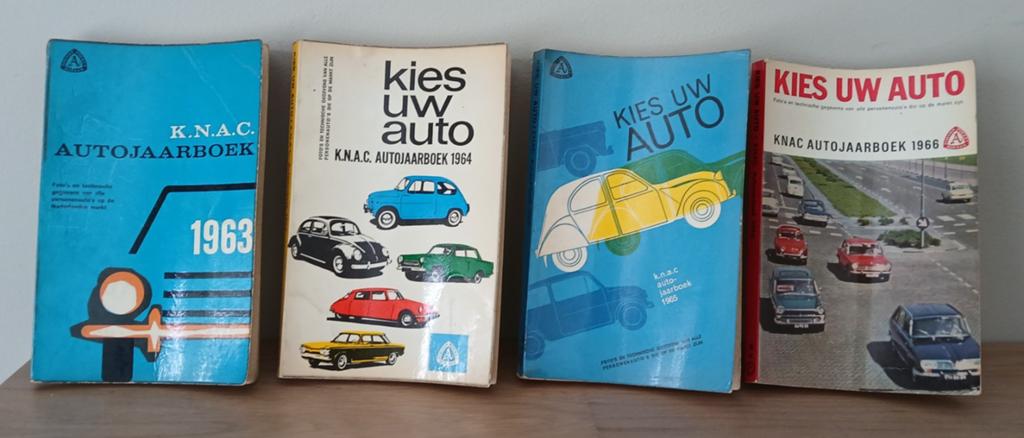 K.N.A.C. Autojaarboeken 1963, 1964, 1965, 1966, Boeken, Auto's | Boeken, Ophalen of Verzenden, Gelezen, Algemeen, K.N.A.C.