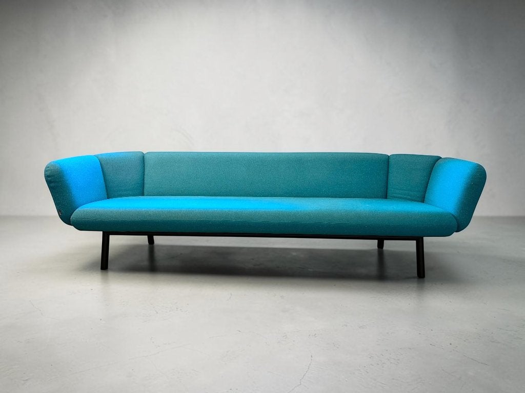 (3x) Artifort Bras 3-zits bank Khodi Feiz turquoise