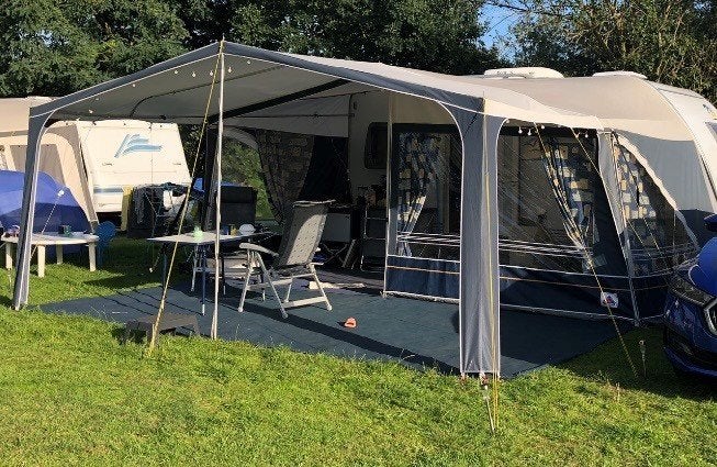 Dorema Voortent Maat 11, Luifel, slaaptent, Caravans en Kamperen, Ophalen, Gebruikt