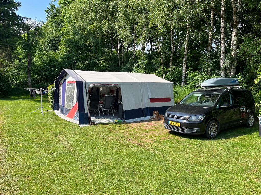 Jamet Arizona vouwwagen; voortent + luifel; bouwjaar 2001, Caravans en Kamperen, Ophalen, Aanwezig, Jamet, Grijs
