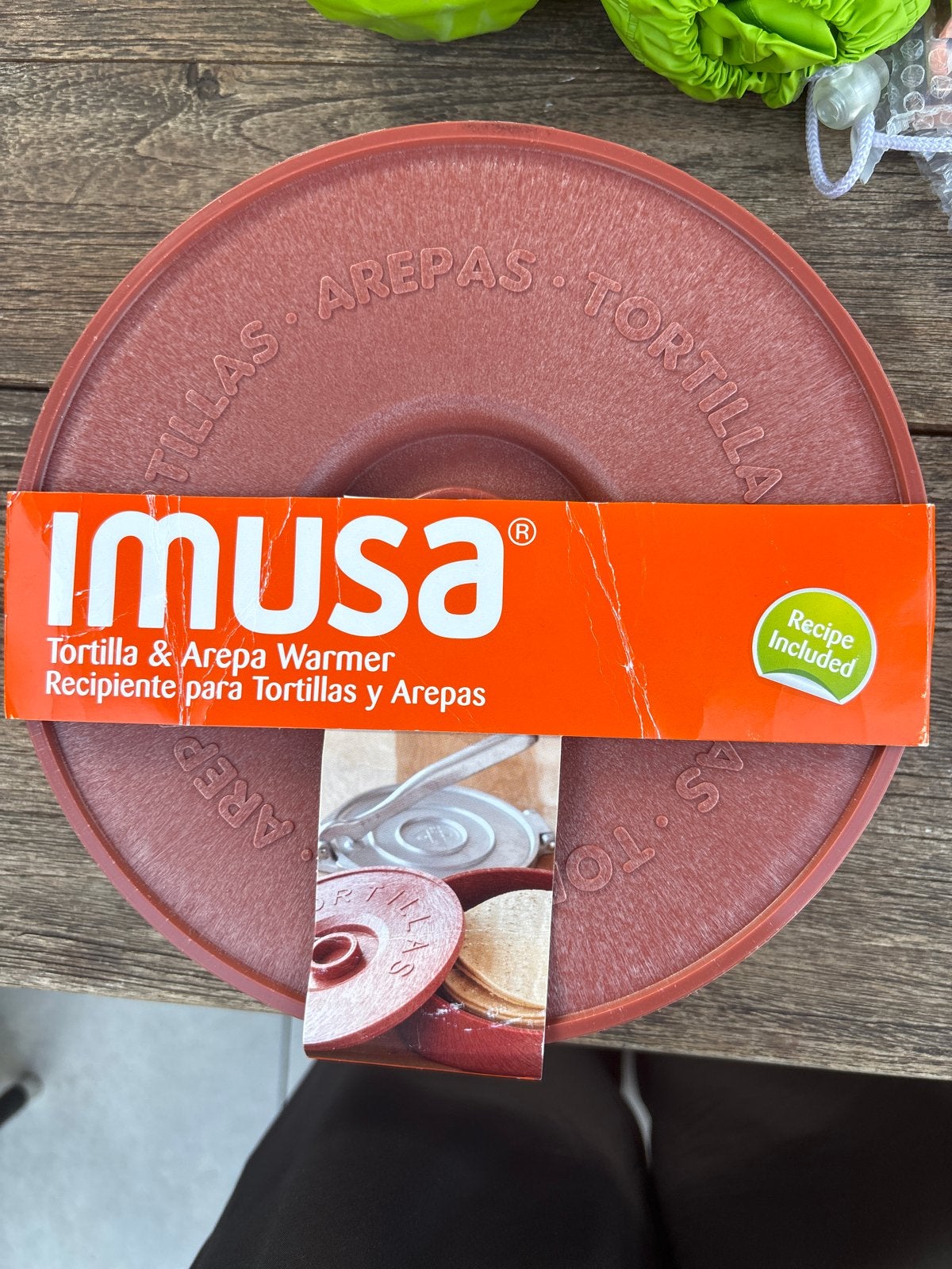 IMUSA Tortilla & Arepa Warmer - Nooit gebruikt, Huis en Inrichting, Ophalen, Overige typen, Kunststof, Zo goed als nieuw