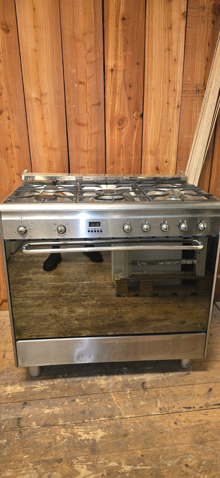 90 cm Smeg gasfornuis met garantie, Witgoed en Apparatuur, Fornuizen, Ophalen, Gebruikt, 60 cm of meer, Gas