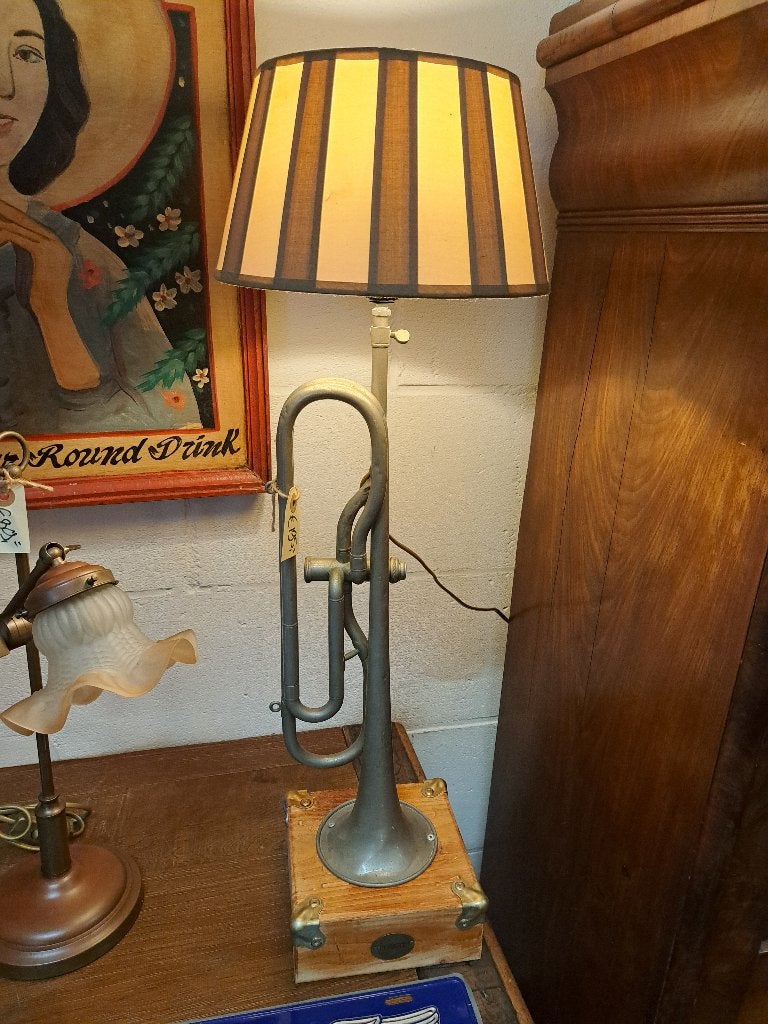 Trompet lamp one of a kind item van ieder is er maar eentje, Ophalen