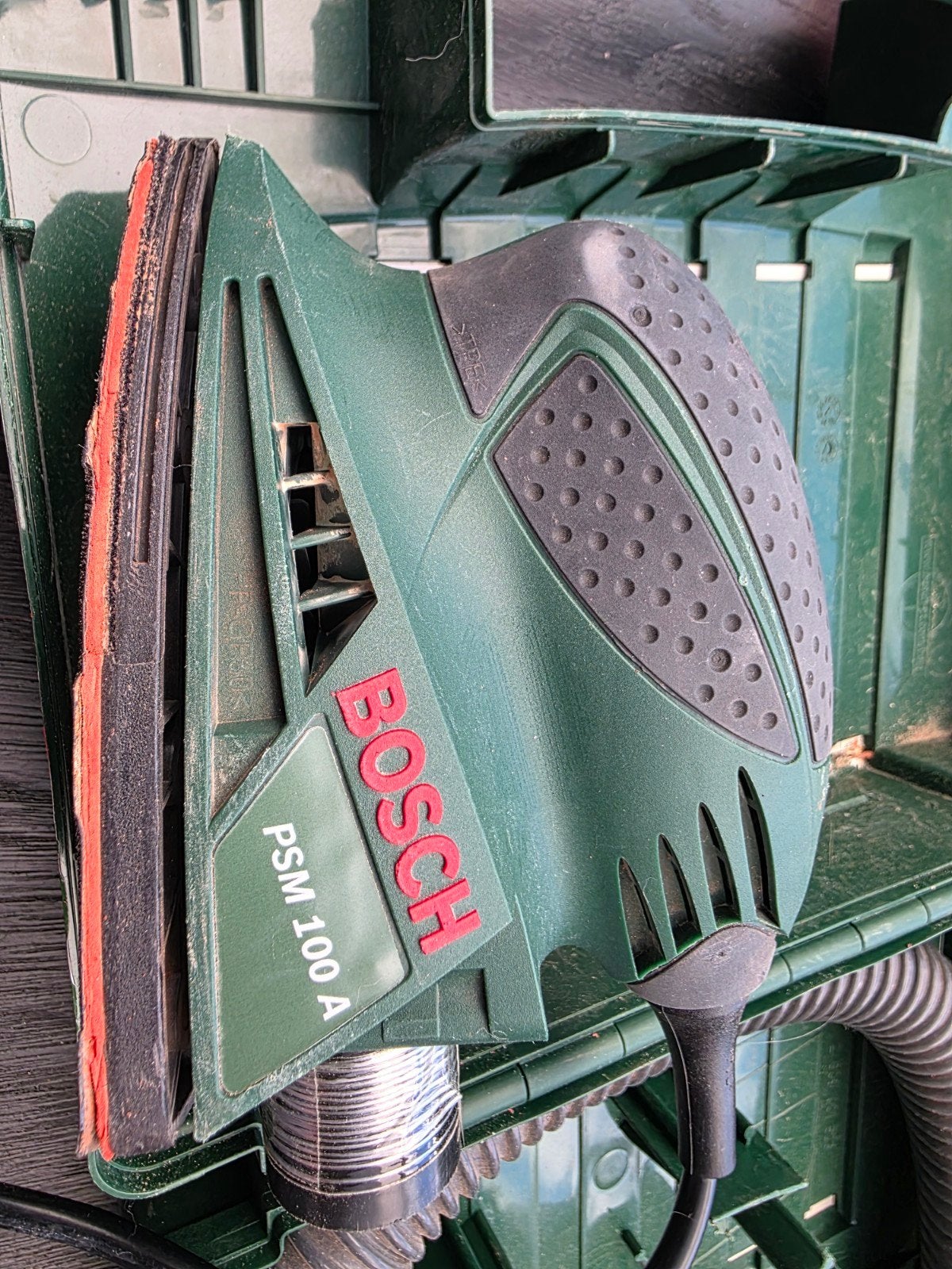 Bosh schuurmachine 100 w, Ophalen of Verzenden, Minder dan 600 watt, Vlakschuurmachine