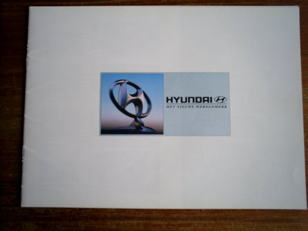 Hyundai Alle Modellen 1993 20 pag. + Prijslijst, Verzenden, Zo goed als nieuw, Overige merken