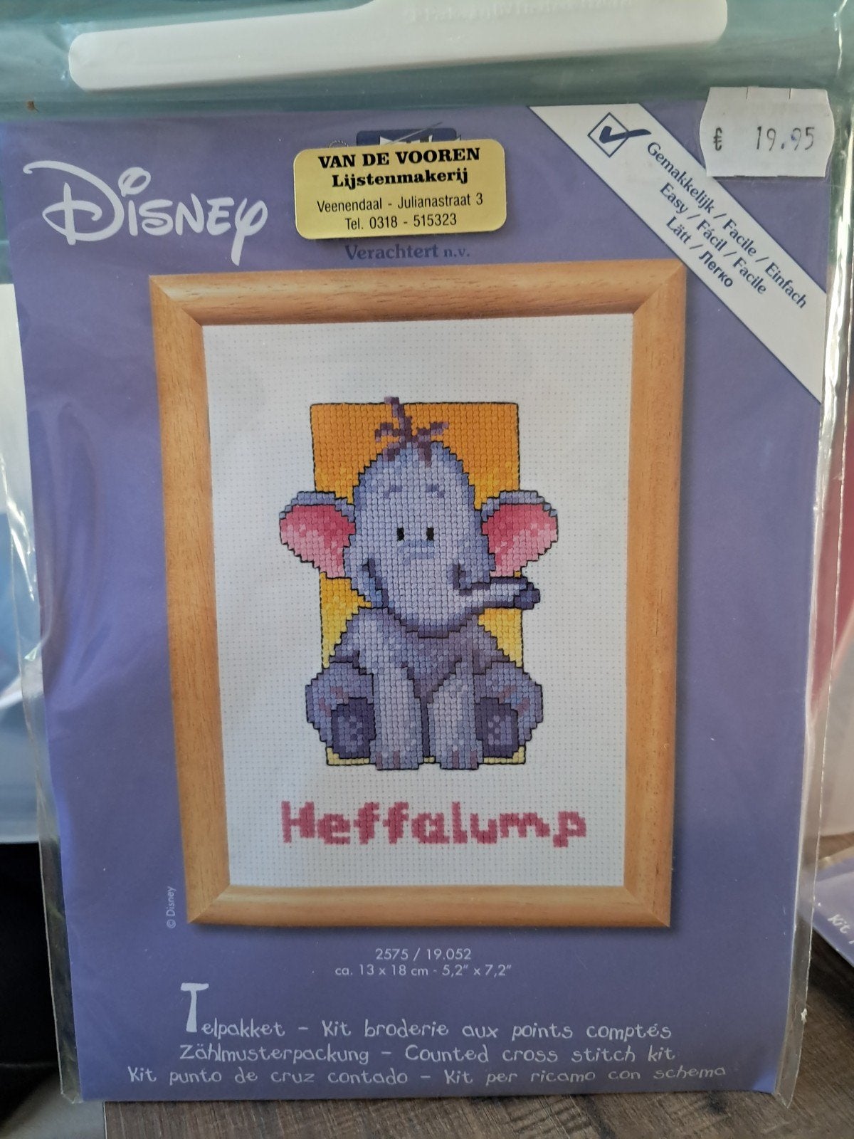 Disney Heffalump Borduurpakket - Nieuw in verpakking, Ophalen of Verzenden, Nieuw, Handborduren, Borduurpakket