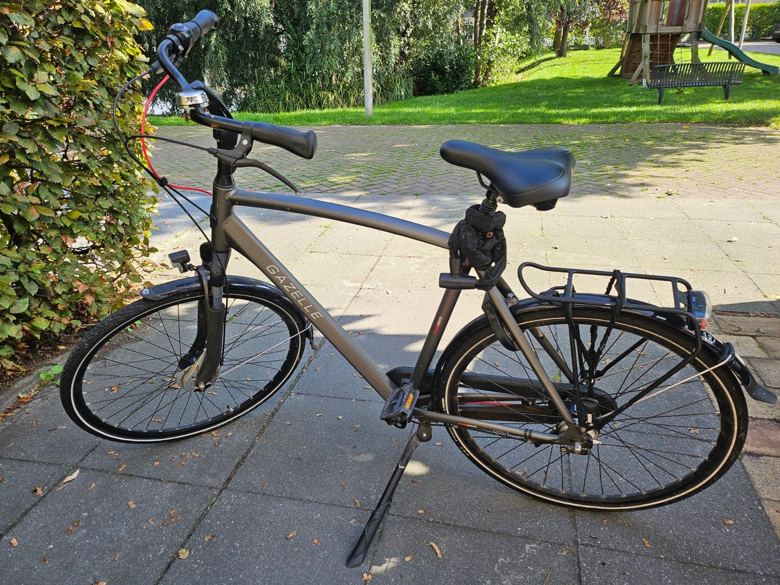 Gazelle Vent C7 H61 Titanium Grijs, Fietsen en Brommers, 57 tot 61 cm, Ophalen, Gazelle, Versnellingen