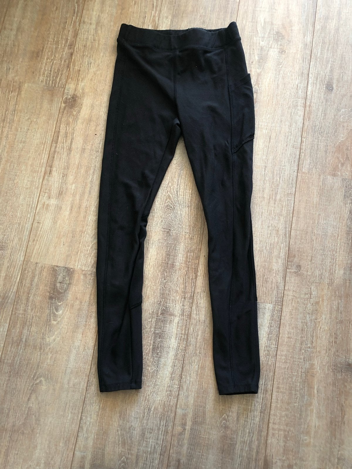 Zwarte legging met zakken - Gedragen, Kleding | Dames, Legging, Zwart, Overige maten, Ophalen of Verzenden