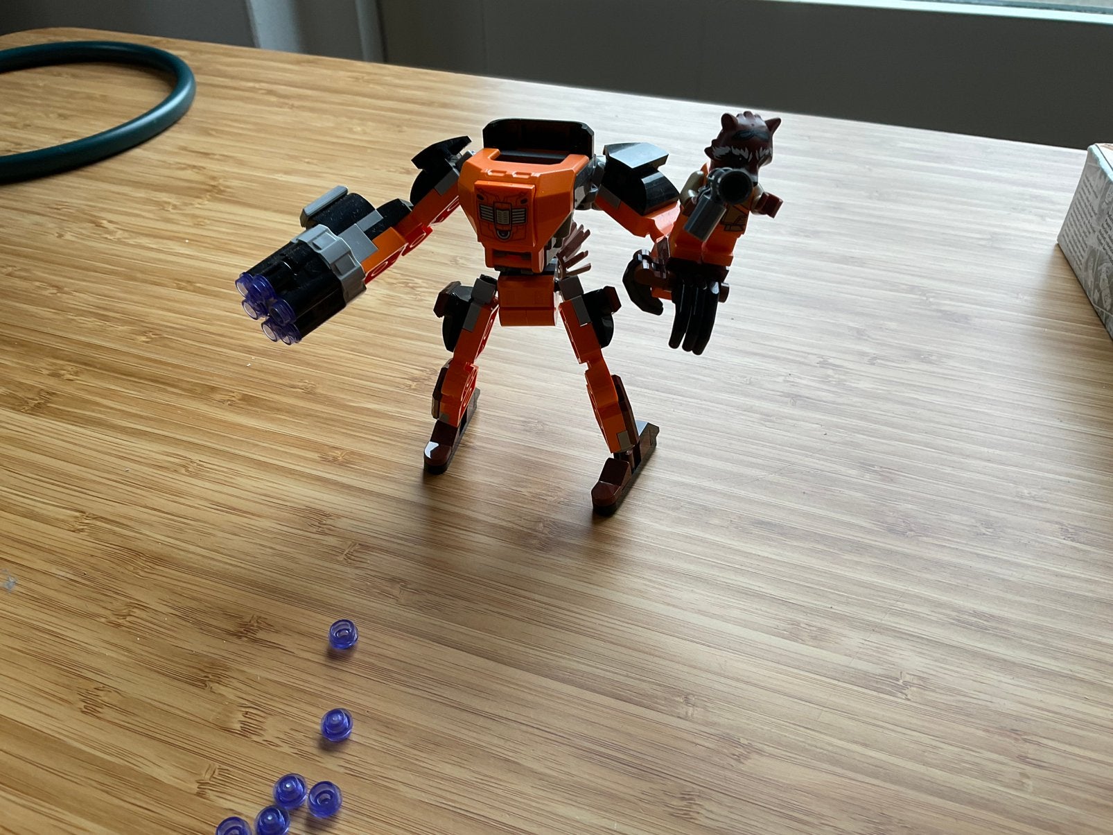 Lego marvel rocket mech 76243, Overige generaties, Ophalen of Verzenden, Zo goed als nieuw